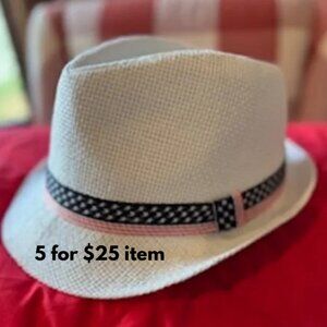 Womens White Fedora